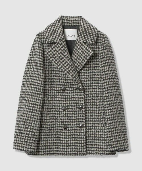 ANAYI / アナイ ピーコート | ループ千鳥ツイードPコート | 詳細9