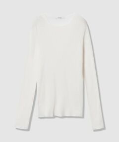 ANAYI / アナイ ニット・セーター | シアーコットンナイロンクルー プルオーバー