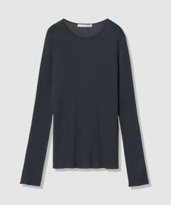 ANAYI / アナイ ニット・セーター | シアーコットンナイロンクルー プルオーバー