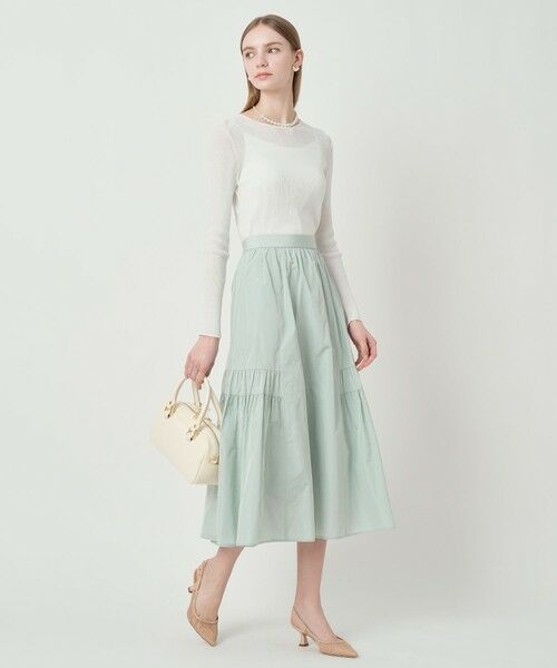 ANAYI / アナイ ニット・セーター | シアーコットンナイロンクルー プルオーバー | 詳細3