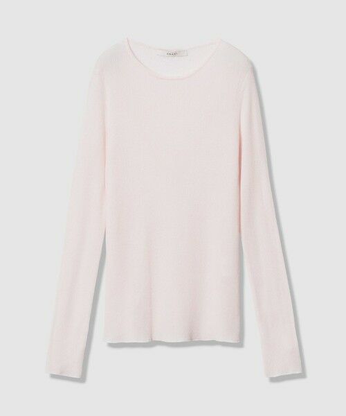ANAYI / アナイ ニット・セーター | シアーコットンナイロンクルー プルオーバー(light pink (42))