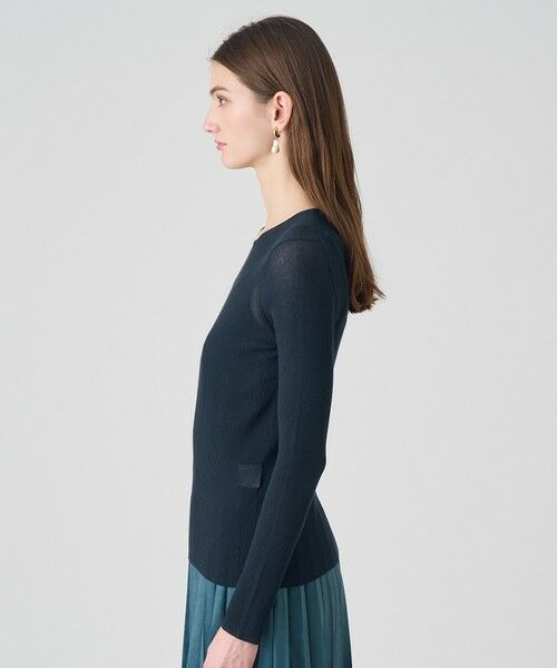 ANAYI / アナイ ニット・セーター | シアーコットンナイロンクルー プルオーバー | 詳細16