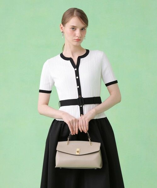 ANAYI / アナイ ハンドバッグ | ◇シュリンク革トップハンドルバッグ | 詳細4