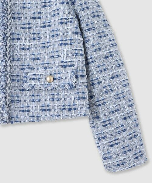 ANAYI / アナイ ノーカラージャケット | 【Eternal Line 2026】ミックスツイードノーカラー ジャケット | 詳細3