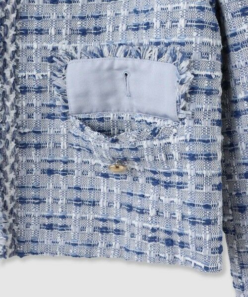 ANAYI / アナイ ノーカラージャケット | 【Eternal Line 2026】ミックスツイードノーカラー ジャケット | 詳細4