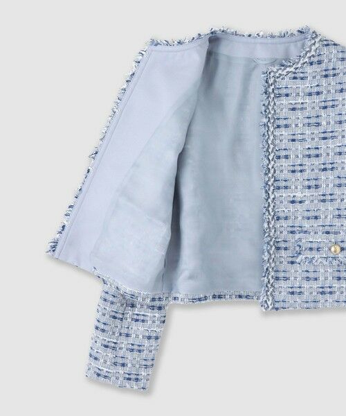 ANAYI / アナイ ノーカラージャケット | 【Eternal Line 2026】ミックスツイードノーカラー ジャケット | 詳細6