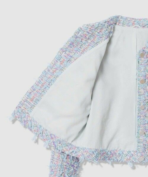 ANAYI / アナイ その他アウター | 【セットアップ対象商品】ブルーミックスツイードショート ジャケット | 詳細7