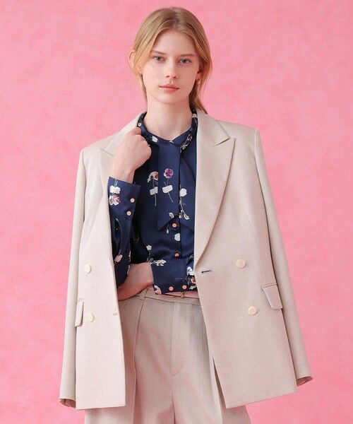 ANAYI / アナイ テーラードジャケット | 【セットアップ対象商品】オックスストレッチダブル ジャケット | 詳細11