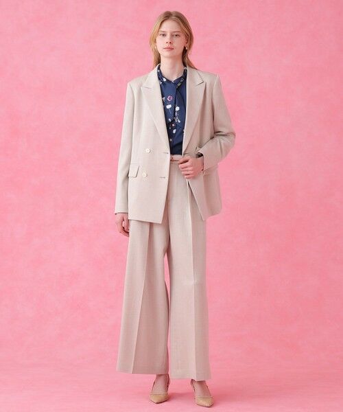 ANAYI / アナイ テーラードジャケット | 【セットアップ対象商品】オックスストレッチダブル ジャケット | 詳細13