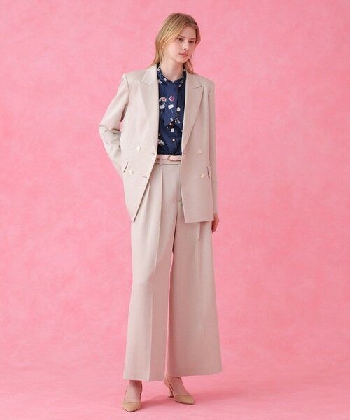 ANAYI / アナイ テーラードジャケット | 【セットアップ対象商品】オックスストレッチダブル ジャケット | 詳細14