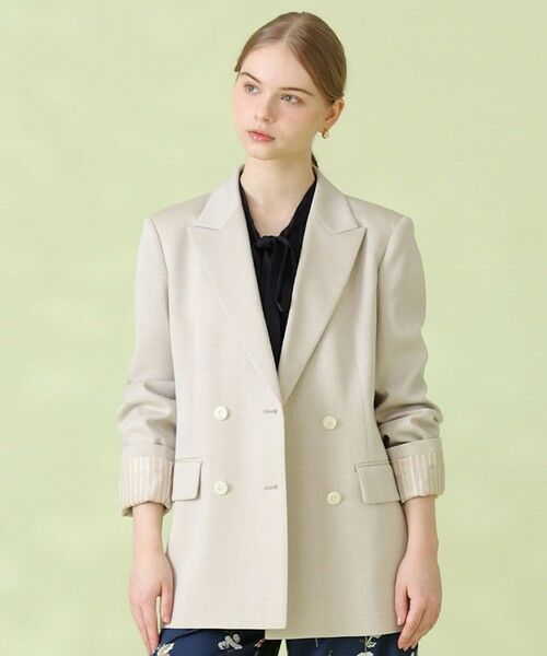 ANAYI / アナイ テーラードジャケット | 【セットアップ対象商品】オックスストレッチダブル ジャケット | 詳細19