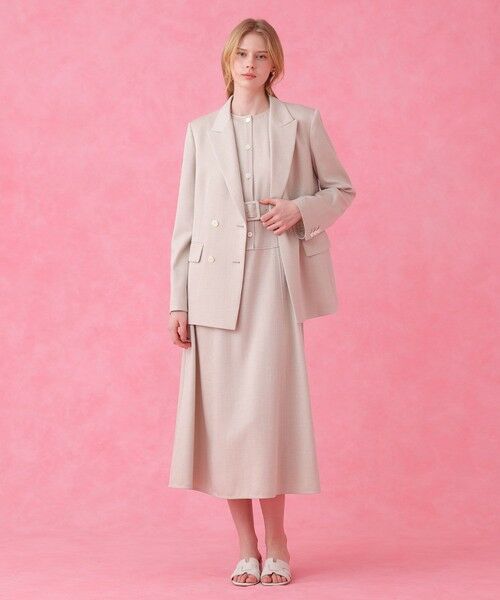 ANAYI / アナイ テーラードジャケット | 【セットアップ対応商品】オックスストレッチダブル ジャケット | 詳細6