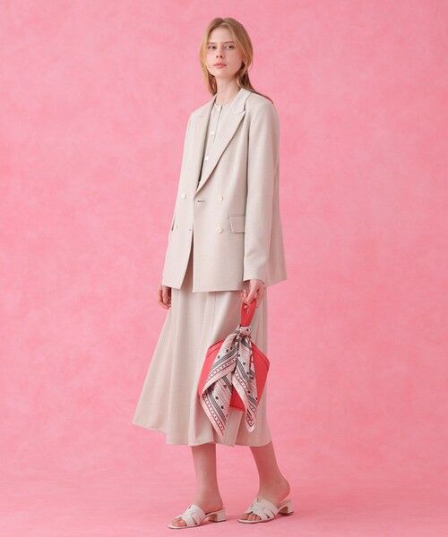 ANAYI / アナイ テーラードジャケット | 【セットアップ対応商品】オックスストレッチダブル ジャケット | 詳細7