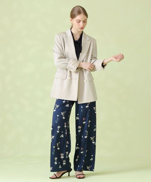 ANAYI / アナイ テーラードジャケット | 【セットアップ対応商品】オックスストレッチダブル ジャケット | 詳細9