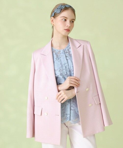 ANAYI / アナイ テーラードジャケット | 【セットアップ対応商品】オックスストレッチダブル ジャケット | 詳細19