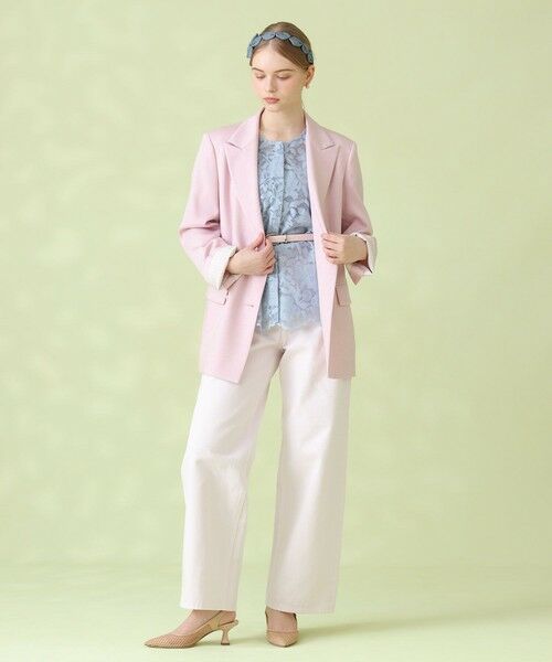 ANAYI / アナイ テーラードジャケット | 【セットアップ対応商品】オックスストレッチダブル ジャケット | 詳細20