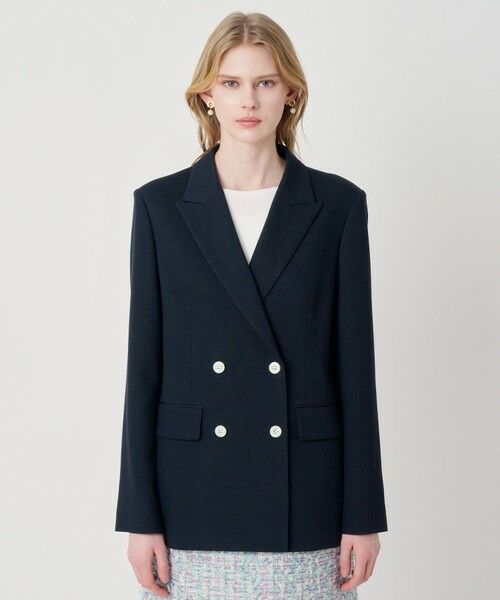 ANAYI / アナイ テーラードジャケット | 【セットアップ対応商品】オックスストレッチダブル ジャケット | 詳細26