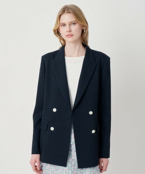 ANAYI / アナイ テーラードジャケット | 【セットアップ対応商品】オックスストレッチダブル ジャケット | 詳細29