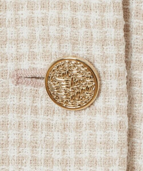 ANAYI / アナイ ノーカラージャケット | 【セットアップ対象商品】ドビーツイードノーカラーブルゾン | 詳細2