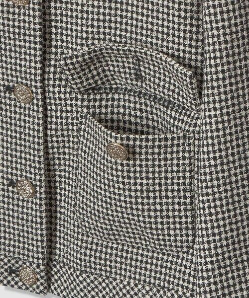 ANAYI / アナイ ノーカラージャケット | 【セットアップ対象商品】ドビーツイードノーカラーブルゾン | 詳細11