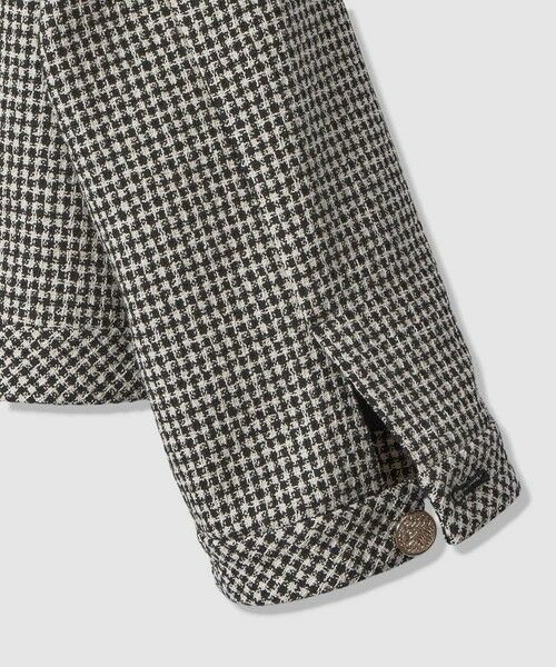 ANAYI / アナイ ノーカラージャケット | 【セットアップ対象商品】ドビーツイードノーカラーブルゾン | 詳細13