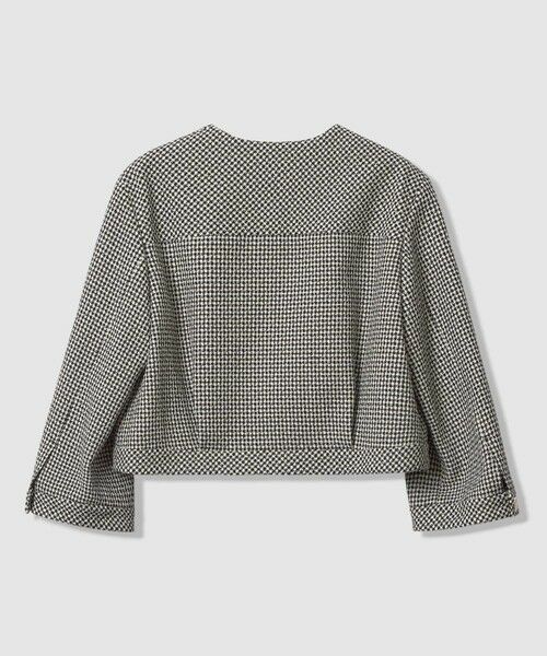 ANAYI / アナイ ノーカラージャケット | 【セットアップ対象商品】ドビーツイードノーカラーブルゾン | 詳細9