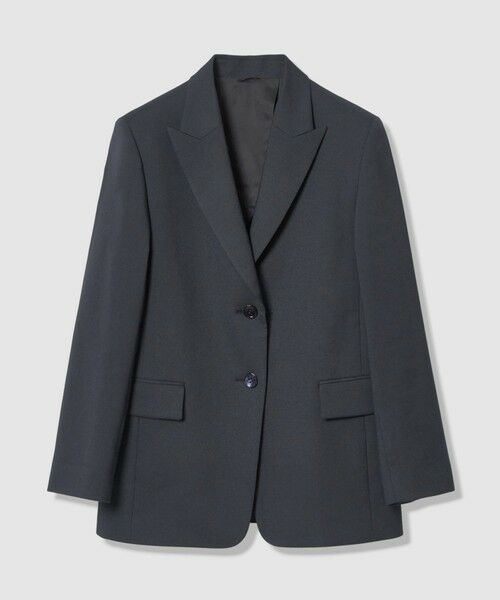 ANAYI / アナイ テーラードジャケット | 【セットアップ対象商品】シャークスキンシングル ジャケット（navy (65)）