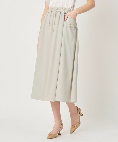 ANAYI / アナイ ロング・マキシ丈スカート | 【セットアップ対応商品】2WAYストレッチギャザー スカート | 詳細4