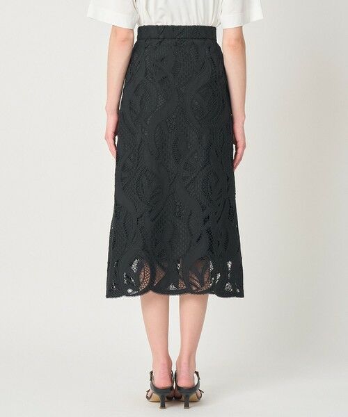 ANAYI / アナイ ミニ・ひざ丈スカート | 【セットアップ対応商品】リーフコード刺繍 Iライン スカート | 詳細11