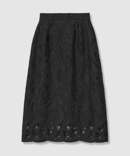 ANAYI / アナイ ミニ・ひざ丈スカート | リーフコード刺繍 Iライン スカート〈セットアップ対応商品〉 | 詳細19