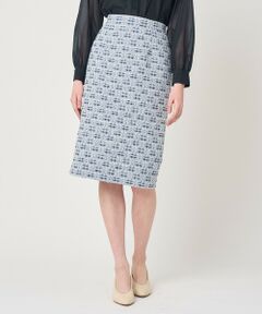 ANAYI / アナイ ミニ・ひざ丈スカート | 【Eternal Line 2026】ミックスツイードタイトスカート