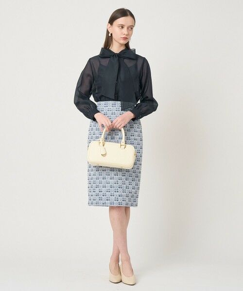 ANAYI / アナイ ミニ・ひざ丈スカート | 【Eternal Line 2026】ミックスツイードタイトスカート | 詳細7