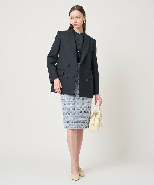 ANAYI / アナイ ミニ・ひざ丈スカート | 【Eternal Line 2026】ミックスツイードタイトスカート | 詳細8