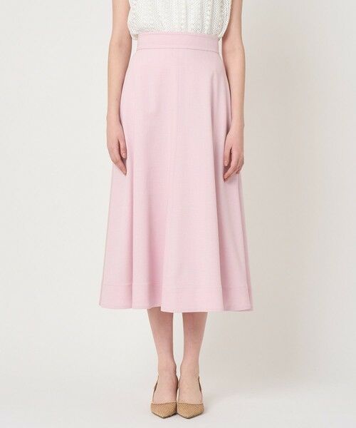 ANAYI / アナイ ミニ・ひざ丈スカート | 【セットアップ対応商品】オックスストレッチフレア スカート | 詳細3