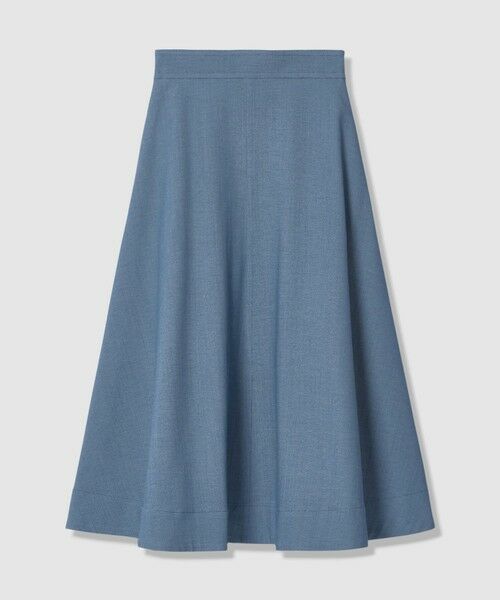 ANAYI / アナイ ミニ・ひざ丈スカート | 【セットアップ対応商品】オックスストレッチフレア スカート(indigo (66))