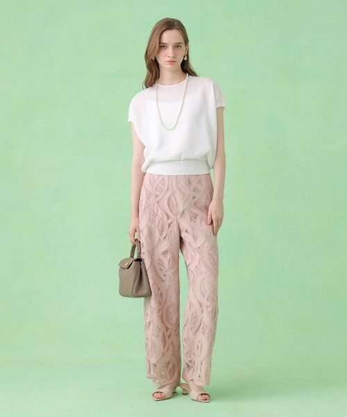 ANAYI / アナイ その他パンツ | 【セットアップ対応商品】リーフコード刺繍ワイドパンツ | 詳細16