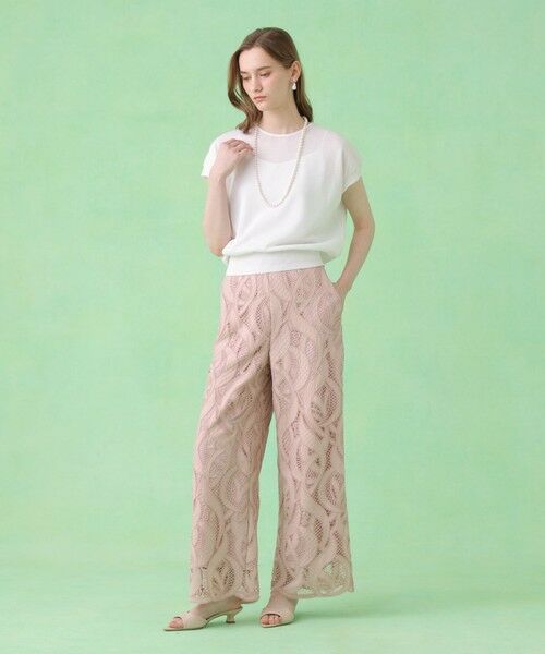 ANAYI / アナイ その他パンツ | 【セットアップ対応商品】リーフコード刺繍ワイドパンツ | 詳細15