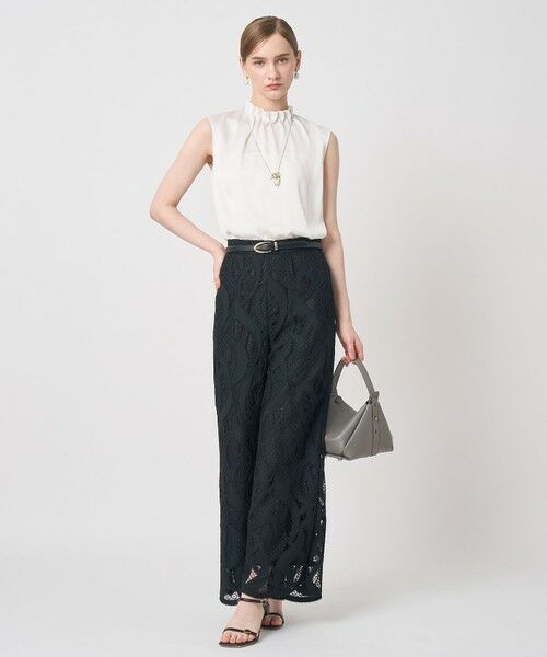ANAYI / アナイ その他パンツ | 【セットアップ対応商品】リーフコード刺繍ワイドパンツ | 詳細25