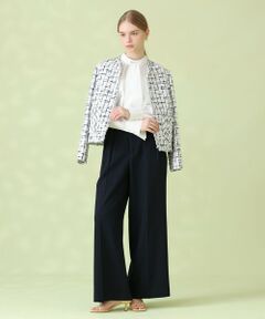 ANAYI / アナイ チノ・ワークパンツ | 【セットアップ対象商品】オックスストレッチタックワイドパンツ