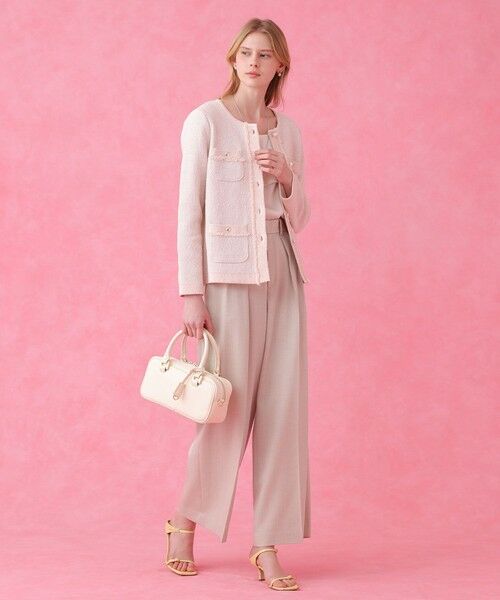 ANAYI / アナイ チノ・ワークパンツ | 【セットアップ対象商品】オックスストレッチタックワイドパンツ | 詳細9