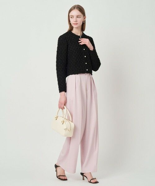 ANAYI / アナイ チノ・ワークパンツ | 【セットアップ対応商品】オックスストレッチタックワイドパンツ | 詳細19