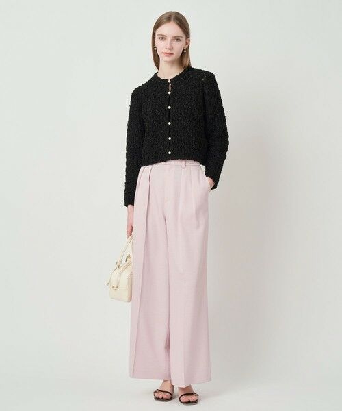 ANAYI / アナイ チノ・ワークパンツ | 【セットアップ対応商品】オックスストレッチタックワイドパンツ | 詳細20