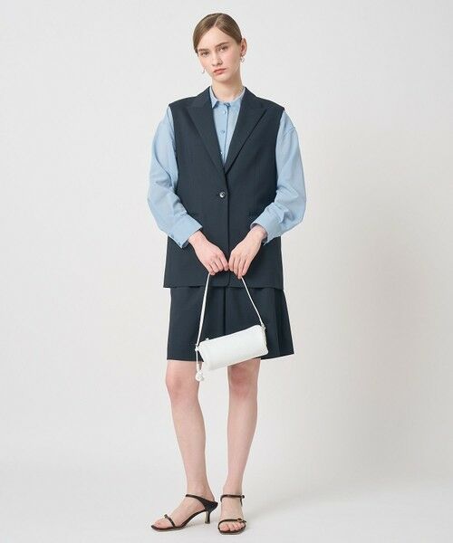 ANAYI / アナイ ショート・ハーフ・半端丈パンツ | 【セットアップ対応商品】シャークスキンハーフパンツ | 詳細5