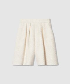 ANAYI / アナイ ショート・ハーフ・半端丈パンツ | 【セットアップ対象商品】ソフトベージュツイードキュロットパンツ