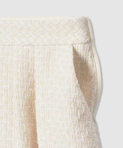 ANAYI / アナイ ショート・ハーフ・半端丈パンツ | 【セットアップ対応商品】ソフトベージュツイードキュロットパンツ | 詳細13