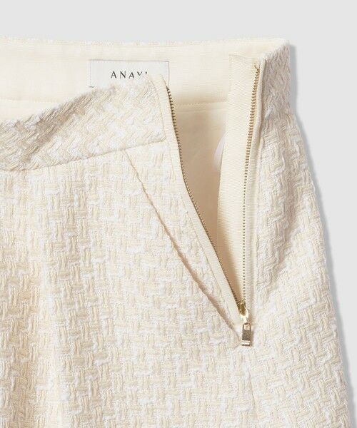 ANAYI / アナイ ショート・ハーフ・半端丈パンツ | 【セットアップ対象商品】ソフトベージュツイードキュロットパンツ | 詳細8