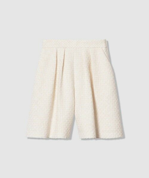 ANAYI / アナイ ショート・ハーフ・半端丈パンツ | 【セットアップ対象商品】ソフトベージュツイードキュロットパンツ(beige (11))