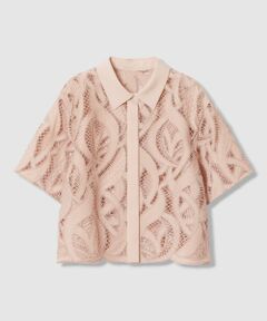 ANAYI / アナイ シャツ・ブラウス | 【セットアップ対象商品】リーフコード刺繍半袖 ブラウス