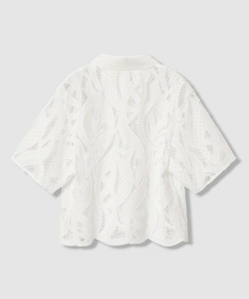 ANAYI / アナイ シャツ・ブラウス | 【セットアップ対象商品】リーフコード刺繍半袖 ブラウス | 詳細1