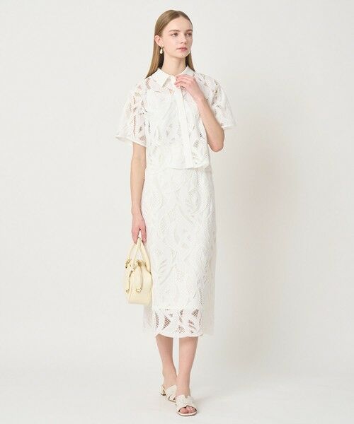 ANAYI / アナイ シャツ・ブラウス | 【セットアップ対応商品】リーフコード刺繍半袖 ブラウス | 詳細5